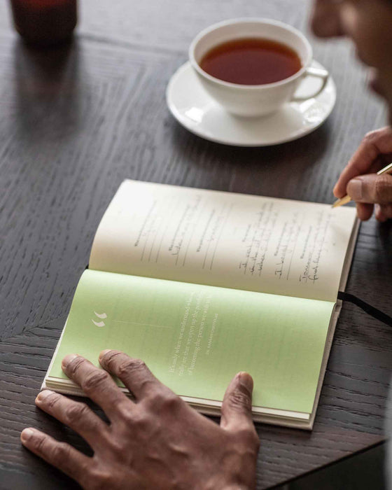 The Three Question Journal - Green - Sweatfully