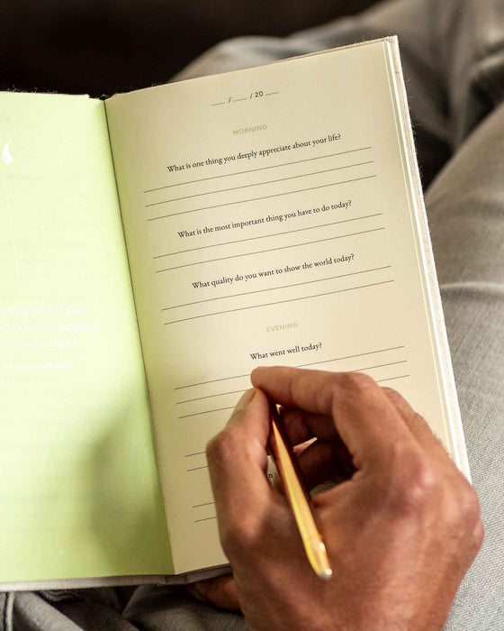 The Three Question Journal - Exclusive - Sweatfully