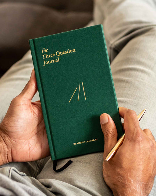 The Three Question Journal - Green - Sweatfully