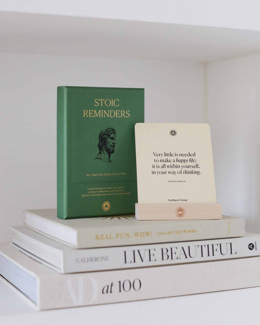 Stoic Reminders Quote Cards - Sweatfully