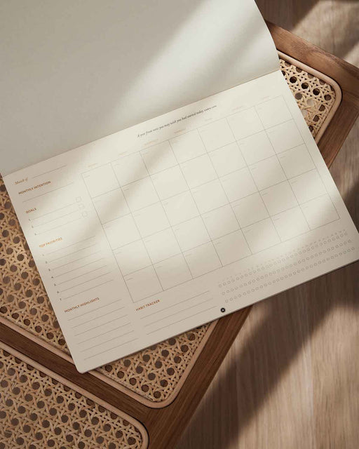 Productivity Monthly Desk Pad - Sweatfully