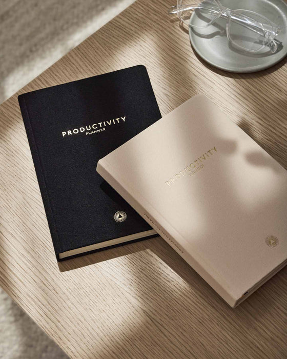 Productivity Planner - Black - Sweatfully