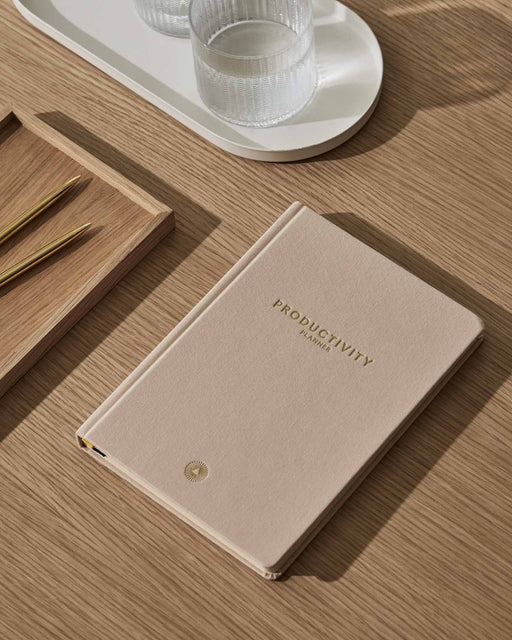 Productivity Planner - Beige - Sweatfully