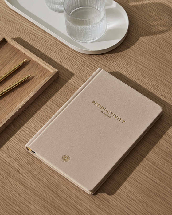Productivity Planner - Beige - Sweatfully