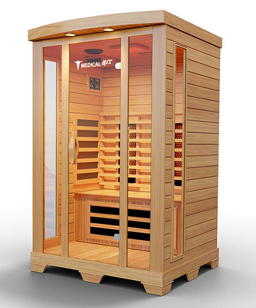 2 Person Home Full Spectrum Infrared Sauna | Medical 4™ - Sweatfully