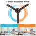 60" Farmhouse Downrod Mount Reversible Ceiling Fan with Lighting and Remote Control - Sweatfully