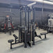 4 Stack Megatron Standard Jungle Gym - 2 Colors - Muscle D Fitness - Low Row, Lat Pulldown, Single Handle Hi/low Pulley, Double Hi/Low Pulley - Sweatfully