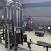 4 Stack Megatron Standard Jungle Gym - 2 Colors - Muscle D Fitness - Low Row, Lat Pulldown, Single Handle Hi/low Pulley, Double Hi/Low Pulley - Sweatfully