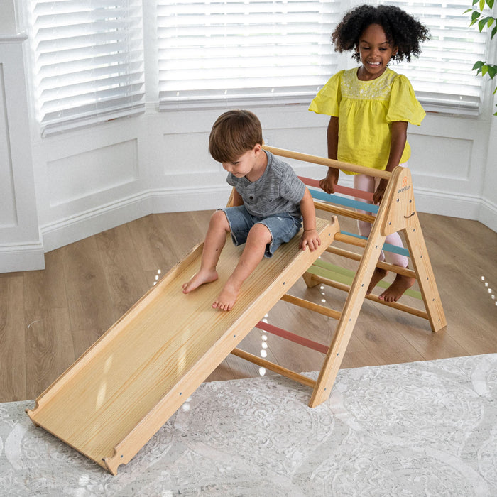 Hazel - Pikler Triangle Ladder & Rocker Set - Sweatfully
