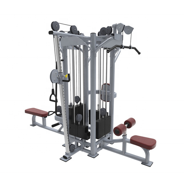 SFE Commercial 4 Station Jungle Gym Machine with (4) Weight Stacks (New) - Sweatfully