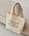 Thank yesterday. Love Today. Create tomorrow. ™ Organic Cotton Tote Bag - Sweatfully
