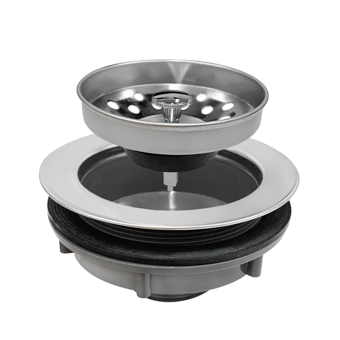 Basket Strainer Chrome Finish - Sweatfully