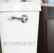 Universal Toilet Flush Replacement Handle (Chrome Finish) - Sweatfully
