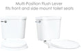 Universal Toilet Flush Replacement Handle (Chrome Finish) - Sweatfully