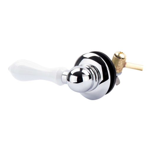 Universal Toilet Flush Replacement Handle (WhiteFinish) - Sweatfully
