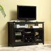 51" Wide Wood Cupboard Buffet Storage Cabinet with Wine Rack for 12-Bottles - Sweatfully