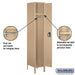 Salsbury 15" Wide Single Tier Standard Metal Locker - 1 Wide - 6 Feet High - 18 Inches Deep - Tan - Unassembled - Sweatfully