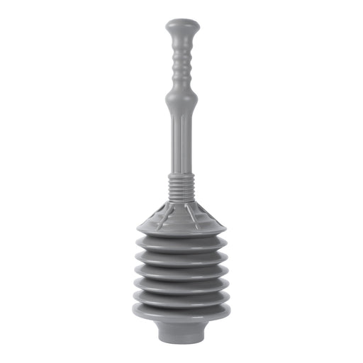 Bellows Accordion Toilet Plunger (Grey) - Sweatfully