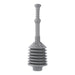Bellows Accordion Toilet Plunger (Grey) - Sweatfully