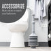 Bellows Accordion Toilet Plunger (Grey) - Sweatfully