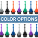 Antimicrobial Bellows Accordion Toilet Plunger with Black Storage Tray (Blue) - Sweatfully