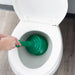 Antimicrobial Bellows Accordion Toilet Plunger with Black Storage Tray (Green) - Sweatfully