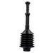Bellows Accordion Toilet Plunger (Black) - Sweatfully