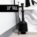 Bellows Accordion Toilet Plunger (Black) - Sweatfully