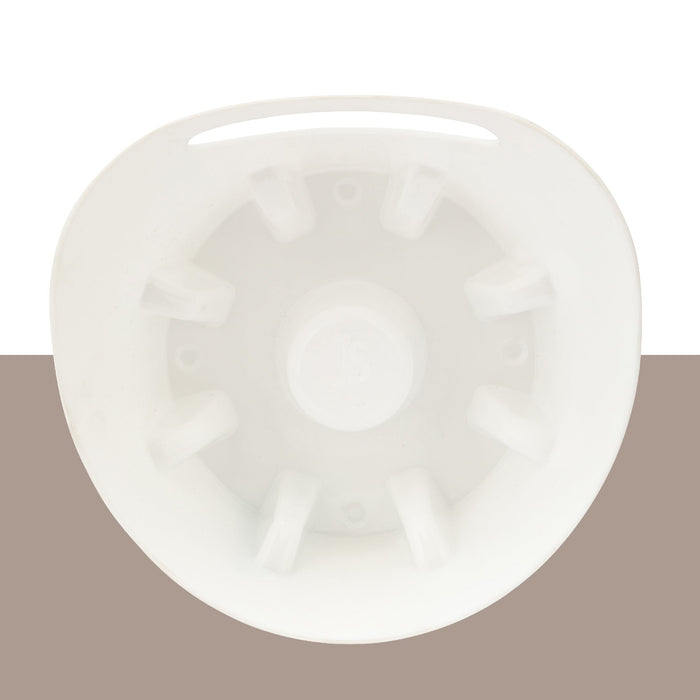 Antimicrobial Universal Drip Tray for Toilet Plunger (White) - Sweatfully