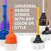 Antimicrobial Universal Drip Tray for Toilet Plunger (White) - Sweatfully