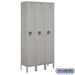 Salsbury 15" Wide Single Tier Standard Metal Locker - 3 Wide - 6 Feet High - 15 Inches Deep - Gray - Assembled - Sweatfully