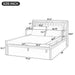 Outdoor Daybed, Patio Daybed with Four Pillows, Wooden Outdoor Bed with Curved Armrests for Poolside, Backyard, Garden - Sweatfully