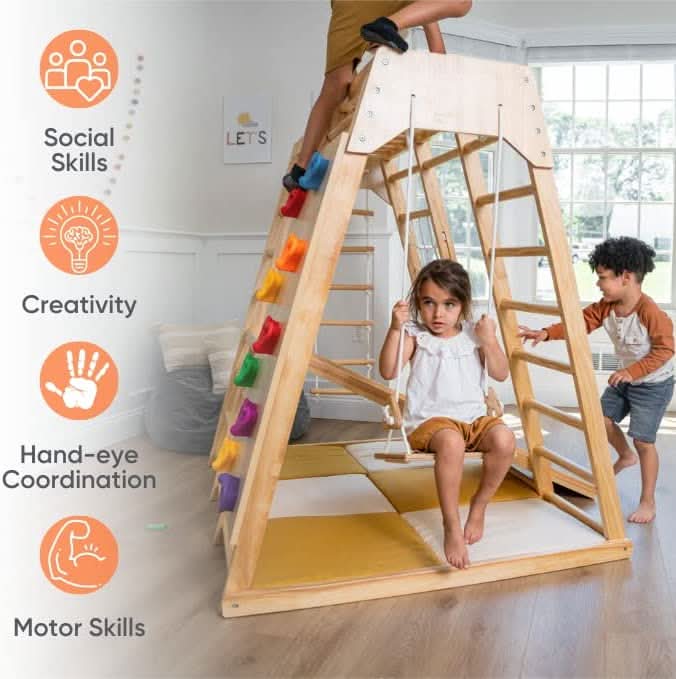 Magnolia - Real Wood 7-in-1 Playset - Sweatfully