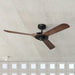 52" Aerofanture Industrial DC Motor Downrod Mount Reversible Ceiling Fan with Lighting and Remote Control - Sweatfully