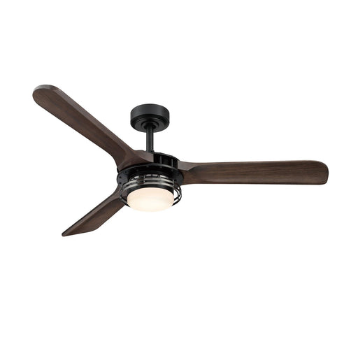 52" Aerofanture Industrial DC Motor Downrod Mount Reversible Ceiling Fan with Lighting and Remote Control - Sweatfully