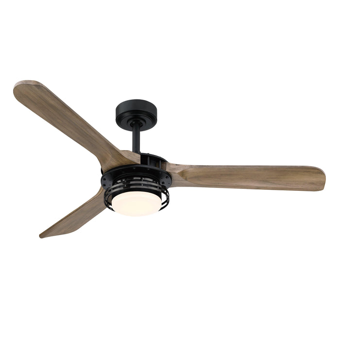52" Aerofanture Industrial DC Motor Downrod Mount Reversible Ceiling Fan with Lighting and Remote Control - Sweatfully