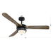 52" Aerofanture Industrial DC Motor Downrod Mount Reversible Ceiling Fan with Lighting and Remote Control - Sweatfully