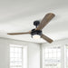 52" Aerofanture Industrial DC Motor Downrod Mount Reversible Ceiling Fan with Lighting and Remote Control - Sweatfully