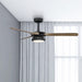 52" Aerofanture Industrial DC Motor Downrod Mount Reversible Ceiling Fan with Lighting and Remote Control - Sweatfully