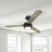 52" Aerofanture Industrial DC Motor Downrod Mount Reversible Ceiling Fan with Lighting and Remote Control - Sweatfully