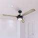 52" Aerofanture Industrial DC Motor Downrod Mount Reversible Ceiling Fan with Lighting and Remote Control - Sweatfully