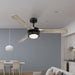 52" Aerofanture Industrial DC Motor Downrod Mount Reversible Ceiling Fan with Lighting and Remote Control - Sweatfully
