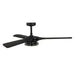 52" Aerofanture Industrial DC Motor Downrod Mount Reversible Ceiling Fan with Lighting and Remote Control - Sweatfully