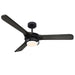 52" Aerofanture Industrial DC Motor Downrod Mount Reversible Ceiling Fan with Lighting and Remote Control - Sweatfully