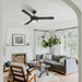 52" Aerofanture Industrial DC Motor Downrod Mount Reversible Ceiling Fan with Lighting and Remote Control - Sweatfully