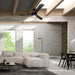 52" Aerofanture Industrial DC Motor Downrod Mount Reversible Ceiling Fan with Lighting and Remote Control - Sweatfully