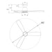 52" Ahmedabad Industrial DC Motor Flush Mount Reversible Ceiling Fan with LED Lighting and Remote Control - Sweatfully