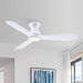 52" Ahmedabad Industrial DC Motor Flush Mount Reversible Ceiling Fan with LED Lighting and Remote Control - Sweatfully