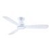 52" Ahmedabad Industrial DC Motor Flush Mount Reversible Ceiling Fan with LED Lighting and Remote Control - Sweatfully