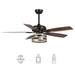 52" Alward Smart Fan with Light Kit - Sweatfully